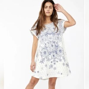 Free People Pinwheel Print Swing Dress